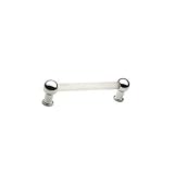 Baldwin 4342.260 Satin Swarovski Crystal Drawer Pull, Chrome