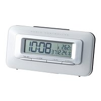 デスクトップ　電波　LCD　クロック　LCR072-WH　ホワイト