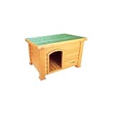 Precision Pet Outback Log Exterior Dog House, Large, 45 1/2x33x33-Inches