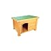 Precision Pet Outback Log Exterior Dog House, Large, 45 1/2x33x33-Inches