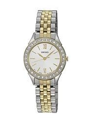 Seiko 3-Hand with Swarovski® Crystals Womens watch #SXGP28