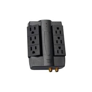 Coleman Cable 046858806 6-Outlet Surge Protector Home Theater HDTV, 6-Ft by Coleman Cable