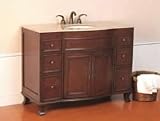 Antique Bathroom Vanity Single Sink LUX-LS-1054 : W 48 x D 22 x H 36