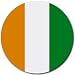 Ivory Coast Flag Round Mouse Pad
