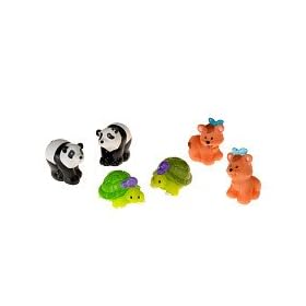  Fisher Price Little People Noahs Animals Pandas, Lions, and Turtles - Assortment