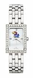 Kansas Jayhawks Women's Allure Watch with Stainless Steel Bracelet