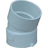 GENOVA PRODUCTS 40860 SEWER & DRAIN 22.5 DEGREE ELBOW 6 PVC