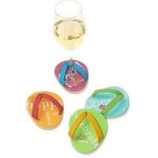 Cheers Flip Flop Attachable Coaster Set - 4 Colors