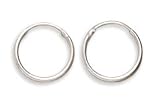 14mm Endless Hoop Earrings