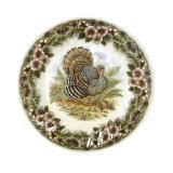 Churchill China Thanksgiving Turkey Dinner/Buffet Plates, Set of 4