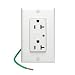 Leviton X-10 Duplex Receptacle, White w Surge Suppressor Model 5380-W
