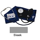 Professional Aneroid Sphygmomanometer with Attached Stethoscope by MDF Instruments Direct, Sleek - 1 Ea