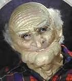 Male Oldie Old Man Mask Fun and Scary Halloween Mask