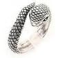 Mens Sterling Silver Gothic Wrapping SNAKE Ring(Sizes 7,8,9,10,11,12)