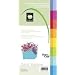 Provo Craft 6 Inch by 12 Inch Cricut Cardstock Pad, 32/Sheets, Rainbow