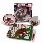 Mud Pie Baby Little Slugger Feeding Set