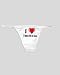 White Thong with I Love Theresa