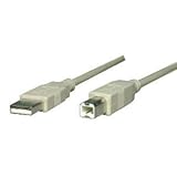 �A�N���X USB�P�[�u�� 5m A�^�C�v �I�X-B�^�C�v �I�X �A�C�{���[ �V�[���h��20AWG ASB804