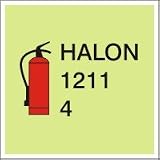 Cyber Monday Sale halon fire extinguisher  FIRE EXTINGUISHER - HALON Sign - 6