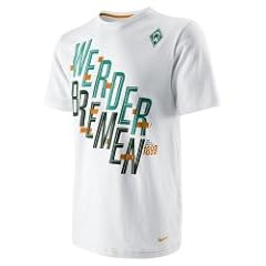 Nike Werder Bremen Core T-Shirt Herren 2011-2012 Farbe: wei�/gr�n