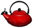 Le Creuset Wasserkessel Zen kirschrot