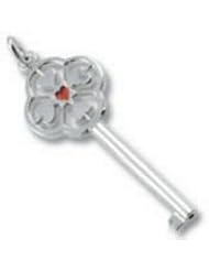 Rembrandt Charms Key 4 Heart Charm