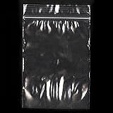 100 Self Sealing, Zipline Brand Bags, Clear 2 mil. Thick Plastic - 3'' X 4'' (75mm x 100mm)