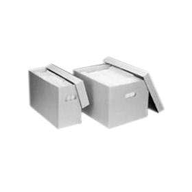 Click here to buy Adorama Archival Bulk Storage Box for Scrapbooking Mementoes, Blue and Gray, 15 long x 6... by Adorama.