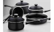 Cookware Set Pan Set 5 Pieces Kitchenware Pan Set Cook Set Black Belly Pan Set