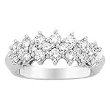 1/2 ct. tw. Diamond Anniversary Ring in 10kt. White Gold