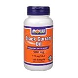 BLACK CURRANT OIL 70mg - 100 SGELS., (Now Food)