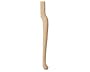 Queen Anne End Table Leg oak 21 1/4"