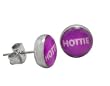 Hottie Logo Earrings - 9mm - Sold as a Pair