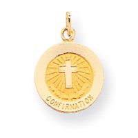 14k Confirmation Charm by JewelryWeb