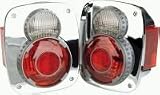 Jeep Wrangler Tail Lights Chrome Taillights 1981 1982 1983 1984 1985 1986 1987 1988 1989 1990 1991 1992 1993 1994 1995 1996 1997 1998 1999 2000 2001 2002 2003 2004 2005 81 82 83 84 85 86 87 88 89 90 91 92 93 94 95 96 97 98 99 00 01 02 03 04 05