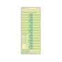 3 1/2 x 9 Weekly Time Cards for Acroprint, Cincinnati, Lathem & Simplex, 500/Box (TOP1274) Category: Time Clock Cards