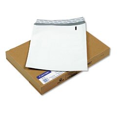 Columbian CO833 Columbian Durashield Security Open End Poly Envelopes, 10x13, White, 100/Box