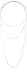 Amazon Collection Sterling Silver Box Chain Necklaces, Set of Three