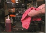 ABSORBENT UNIVERSAL SHOP RAGS 14" X 14"; COLOR - RED; 500 PER CASE