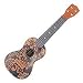 Hawaiian Ukulele Smart Ukulele Blue Floral 21 in. Hawaiian Ukulele Smart Ukulele Blue Floral 21 in.