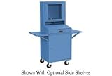 Mobile Security Lcd Computer Cabinet Blue