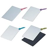 ステンレス カードミラー 角型 安心・安全 割れない 鏡 [ミラー] SC-01 堀内鏡工業◆ブルー