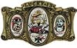 Lucky 13 Apparel BLESS THE CUSTOMS Photostone Metal Belt Buckle Lucky 13 Apparel BLESS THE CUSTOMS Photostone Metal Belt Buckle