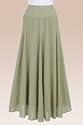 Tall Weekend Gauze Skirt I - Green