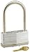 Masterlock Extra Wide Padlock 3-1/4 (83Mm) Wide Laminated Steel Body 5 Pin 3 Shackle ...