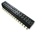 SAMTEC CLM-113-02-F-D SOCKET, 1MM, VERTICAL THROUGH-HOLE, 26 POSITION (10 pieces)