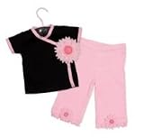 Mud Pie - Newborn Girls Boutique Clothing - Perfectly Princess Pant set - Cute Baby Girl Gift Set