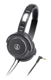 Audio-Technica Solid Bass Over-Ear Headphones (ATH-WS55BK)