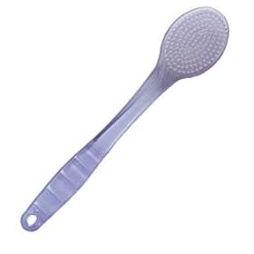 AquaBella Long Handle Bath Brush (Medium-Soft)Colors may vary