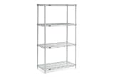63H Nexel Chrome Wire Shelving - 30W X 14D